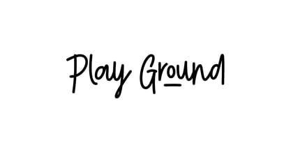 Play Ground Font Poster 7