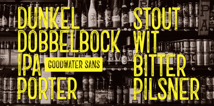 Goodwater Font Poster 4