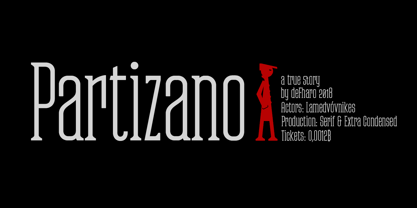 Partizano Serif Font Poster 2