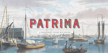 Patrima Font Poster 1