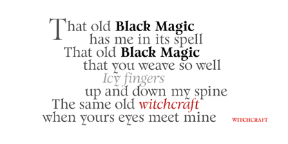 Witchcraft Font Poster 3