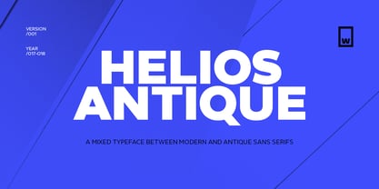 Helios Antique Font Poster 1