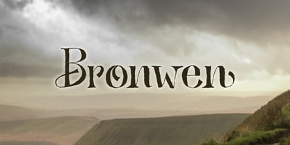 Bronwen Font Poster 1
