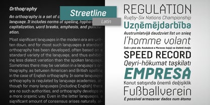 Streetline Font Poster 4