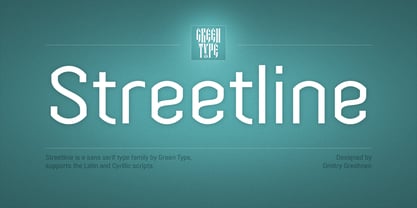 Streetline Font Poster 2