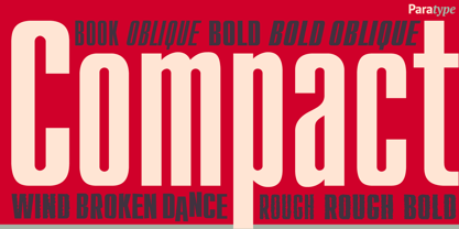 Compact Font Poster 1