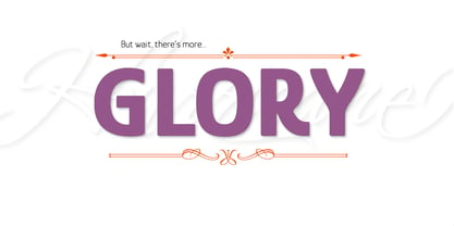 Glory Font Poster 9