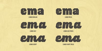 Lemoo Font Poster 4