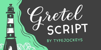 Gretel Script Font Poster 1