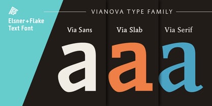 Vianova Sans Pro Font Poster 2