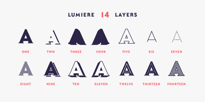 Lumiere Font Poster 6