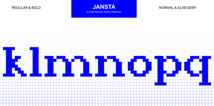 Jansta Font Poster 6