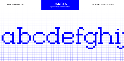 Jansta Font Poster 5