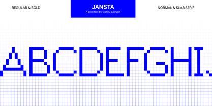 Jansta Font Poster 4