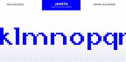 Jansta Font Poster 3