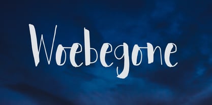 Woebegone Font Poster 5