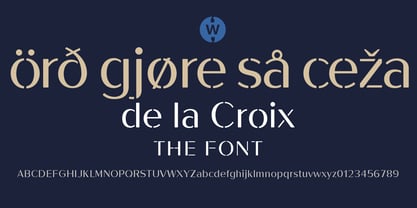 De La Croix Font Poster 3