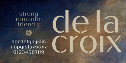 De La Croix Font Poster 4