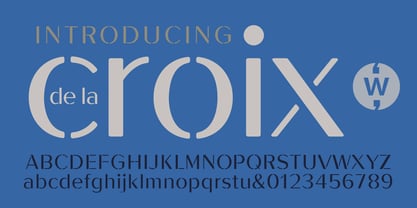 De La Croix Font Poster 6