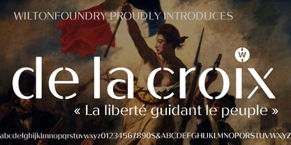 De La Croix Font Poster 9