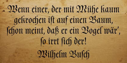 Parler Fraktur Police Poster 3