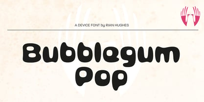 Bubblegum Pop Font Poster 2