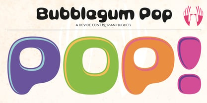Bubblegum Pop Font Poster 4