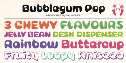 Bubblegum Pop Font Poster 3