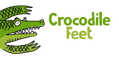 Crocodile Feet Fuente Póster 1