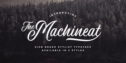 Machineat Font Poster 9