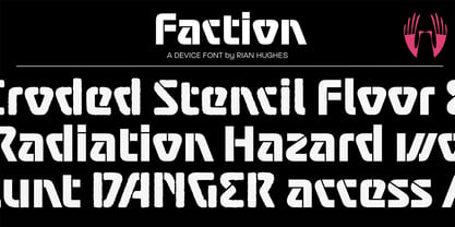 Faction Font Poster 1