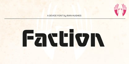 Faction Font Poster 2