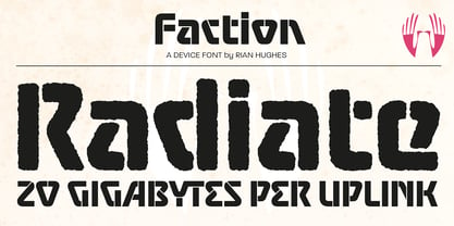 Faction Font Poster 4