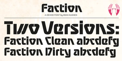 Faction Font Poster 3