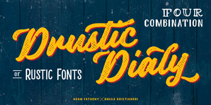 Drustic Dialy Font Poster 1