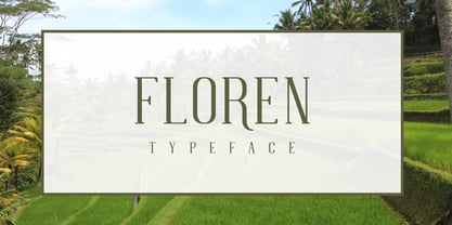 Floren Font Poster 4