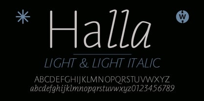 Halla Font Poster 1