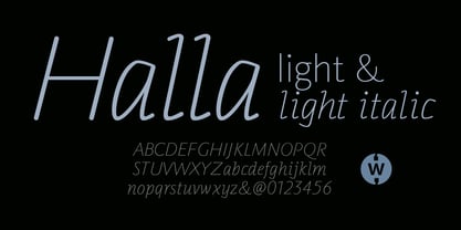 Halla Font Poster 6