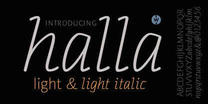 Halla Font Poster 8