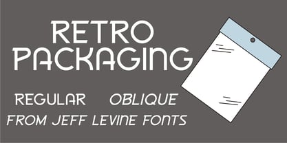 Retro Packaging JNL Font Poster 1