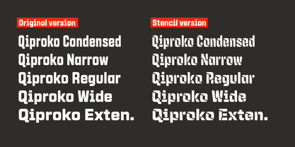 Qiproko Font Poster 6