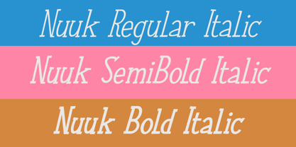 Nuuk Font Poster 2