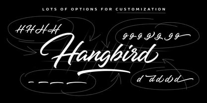 Hangbird Font Poster 3