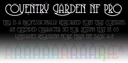 Coventry Garden NF Pro Font Poster 1