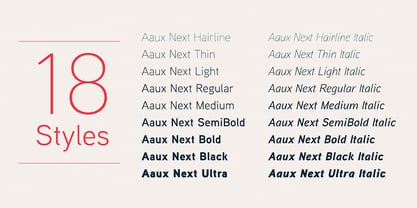 Aaux Next Font Poster 5