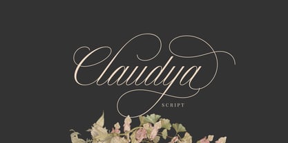 Claudya Script Police Poster 1