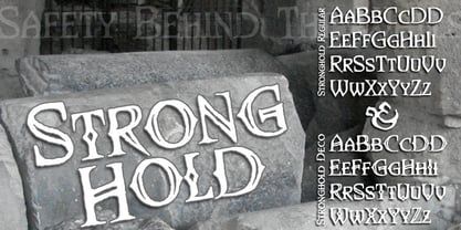 Stronghold BB Font Poster 1