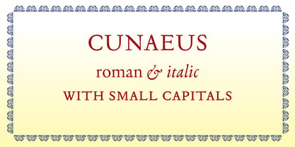 Cunaeus Font Poster 1