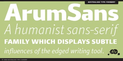 Arum Sans Font Poster 3