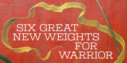 Warrior Font Poster 6